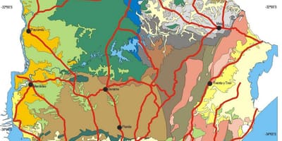 Карта Уругваю клімату 
