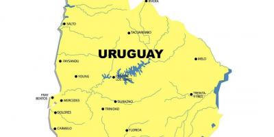 Карта річки Уругвай 